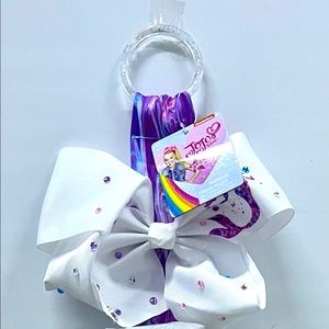 JoJo Siwa 5 Pack Hair Bows w/ Bow Wall Holder